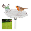 Vogelbadje gietijzer op paal