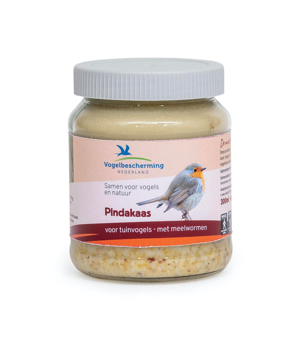 Vogelbescherming - Pindakaas met meelwormen