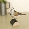 Houtgesneden Vogelbeeld Kuifmees – DecoBird | Wildlife Garden