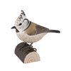 Houtgesneden Vogelbeeld Kuifmees – DecoBird | Wildlife Garden