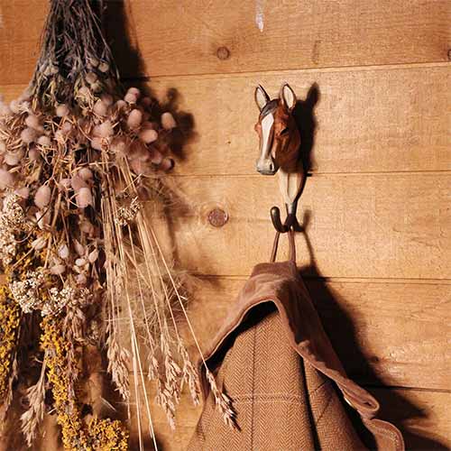 Kledinghaak Paard – Decoratieve Houten Wandhaak | Wildlife Garden – foto 2