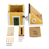 Vogelhuisje Villan 2-in-1 Lariks-hout Geel | Wildlife Garden