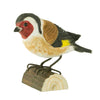 Vogelbeeldje Putter – Handgesneden Houten Decoratievogel | DecoBird Wildlife Garden – foto 2