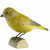 Vogelbeeldje Groenling – Handgesneden Houten Decoratievogel | DecoBird Wildlife Garden