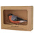 Vogelbeeldje Goudvink – Handgesneden Houten Decoratievogel | DecoBird Wildlife Garden