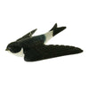 Vogelbeeldje Huiszwaluw – Handgesneden Houten Decoratievogel | DecoBird Wildlife Garden