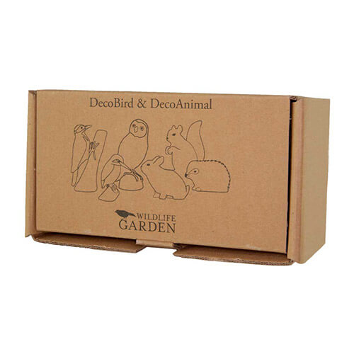Vogelbeeldje Steenuil – Handgesneden Houten Decoratievogel | DecoBird Wildlife Garden