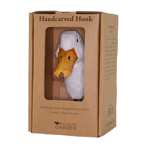 Kledinghaak Eend – Decoratieve Houten Wandhaak | Wildlife Garden – foto 4