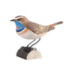 Decoratief Houten Vogelbeeldje Blauwborst – Handgeschilderd | DecoBird – foto 2