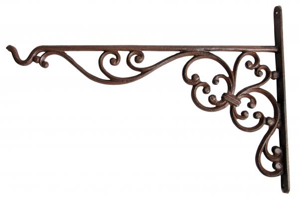 Gietijzeren Hanging Basket Haak L met Krullen – Plantenhanger | Esschert Design