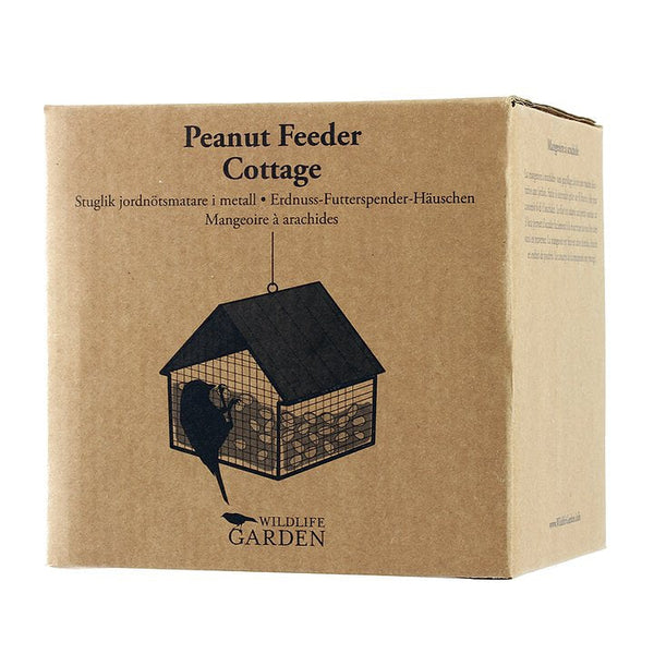 Wildlife Garden - Zwart Voederhuisje voor Pinda’s