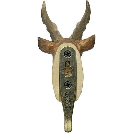 Kledinghaak Elandantilope – Decoratieve Houten Wandhaak | Wildlife Garden – foto 5