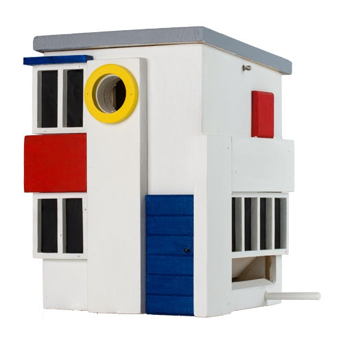 Multiholk De Stijl – Design Vogelhuis & Voederhuis (FSC Hout)