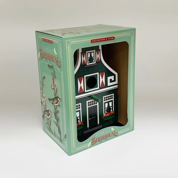 Vogelhuis groen Zaans huisje