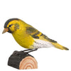 Vogelbeeldje Sijs – Handgesneden Houten Decoratievogel | DecoBird Wildlife Garden – foto 2