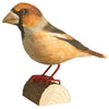 Vogelbeeldje Appelvink – Handgesneden Houten Decoratievogel | DecoBird Wildlife Garden