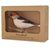 Vogelbeeldje Appelvink – Handgesneden Houten Decoratievogel | DecoBird Wildlife Garden
