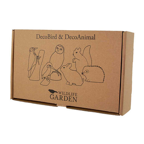 Vogelbeeldje Ekster – Handgesneden Houten Decoratievogel | DecoBird Wildlife Garden
