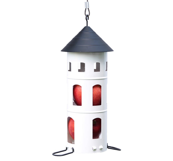 Hangende Vogelvoedersilo Wit - Combi Voederhuis | Wildlife Garden