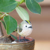 Houtgesneden Vogelbeeld Goudhaantje – DecoBird | Wildlife Garden
