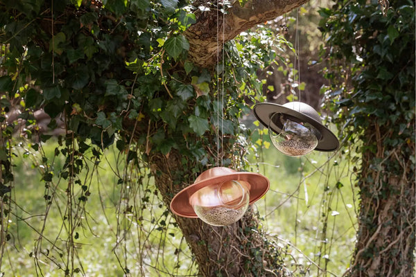 Eva Solo Saturn vogelvoeder zwart – modern & weerbestendig