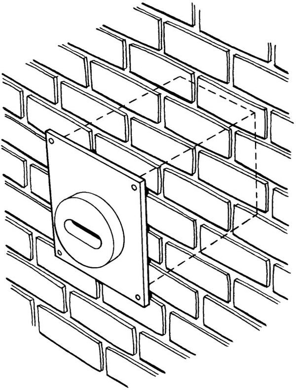Gierzwaluw-invliegplaat met rozet – foto 4