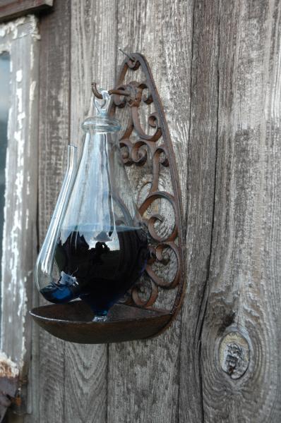 Donderglas Barometer met Gietijzeren Houder – Weerglas Victoriaans | Esschert Design