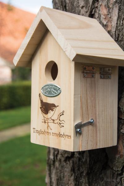 Nestkast winterkoning silhouet