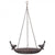 Hangend Vogelbad met 2 Vogels – Antiek Roestbruin | Esschert Design