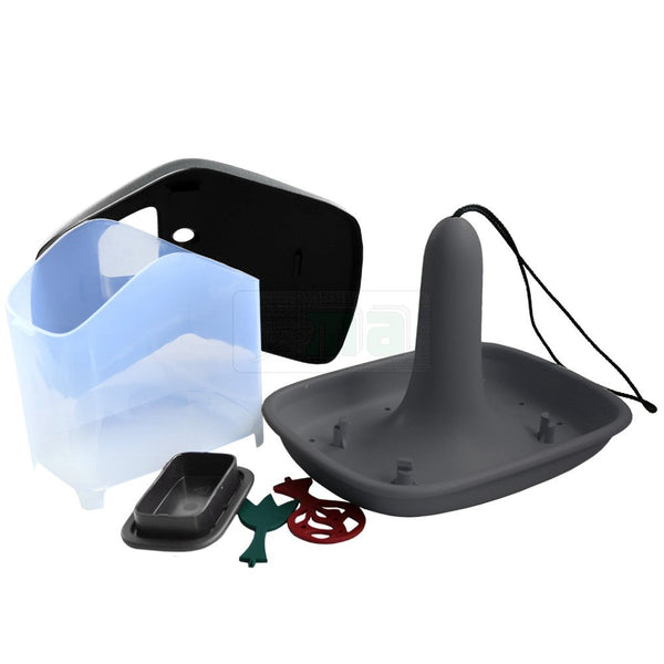 Voederhuis Domek Antraciet