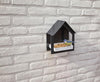 Esschert Design - Muurvoedertafel antraciet/wit
