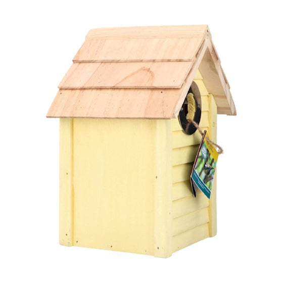 Vogelhuisje Bird Home Beach Geel FSC-hout | Buzzy Birds