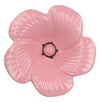 Vogelvoederschaal Malva op tuinsteker – roze, 72 cm