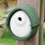 Nestkast houtbeton ovaal groen 28mm