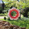 Wild Poppy Ceramic Hanging Bird Feeder