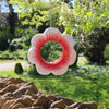 Wild Poppy Ceramic Hanging Bird Feeder