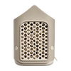 Cosy insectenhotel paddenstoel beige – voor solitaire bijen, lieveheersbeestjes & gaasvliegen | Duurzaam gerecycled kunststof
