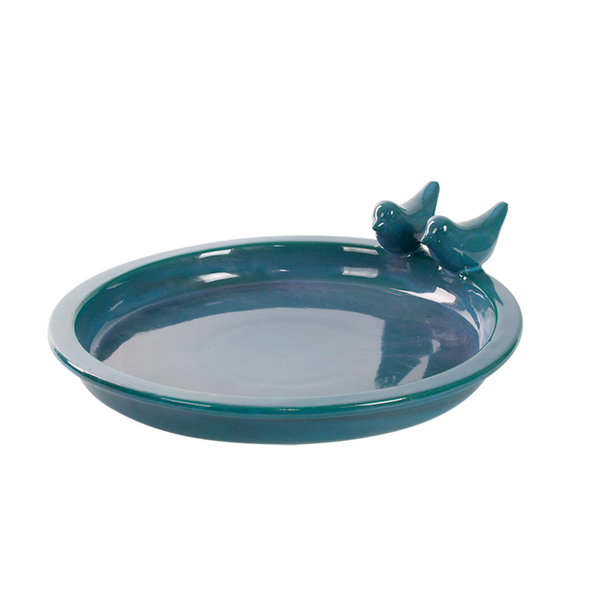 Petrol rond vogelbad maat L