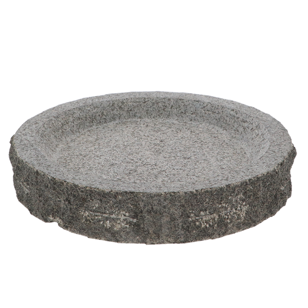 Vogelbad graniet rond L