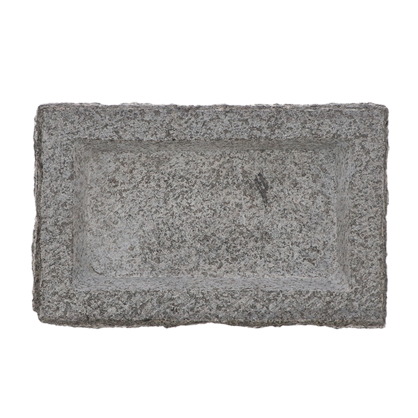 Vogelbad graniet rechthoek