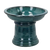 Vogelbad keramiek op voet petrol S