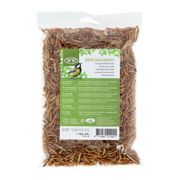 Gedroogde meelwormen 125g