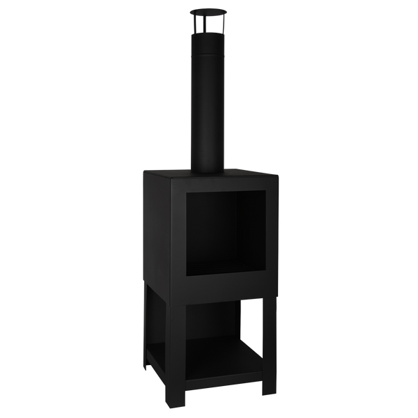 Terraskachel met houtopslag