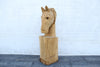 Houtsculptuur paard