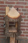 Voederhuis handgemaakt 120cm hoog