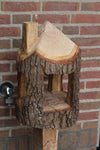 Voederhuis handgemaakt 120cm hoog
