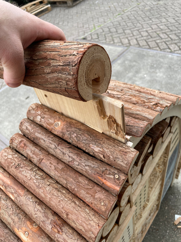 TWEEDEKANS - Insectenhotel XXL – bijenhotel voor bijen, vlinders, gaasvliegen & lieveheersbeestjes