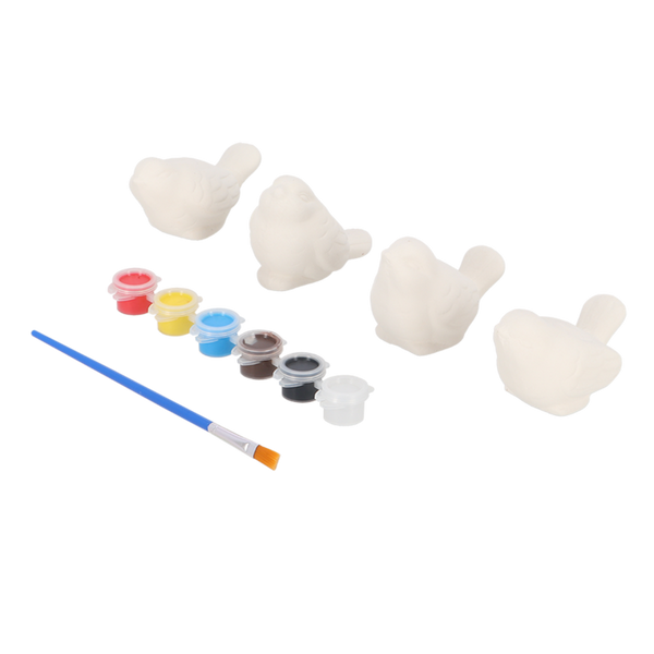 Esschert Design PIY Set Tuinvogels – Creatief vogelhuis schilderpakket (KG299)html Kopiëren Bewerken