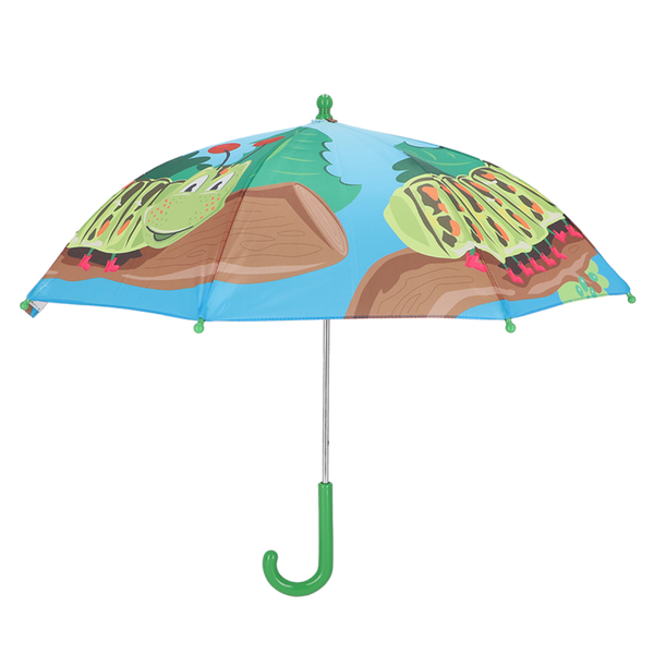 Esschert Design Kinderparaplu “Panorama Rups” – Transparante paraplu Ø 68 cm