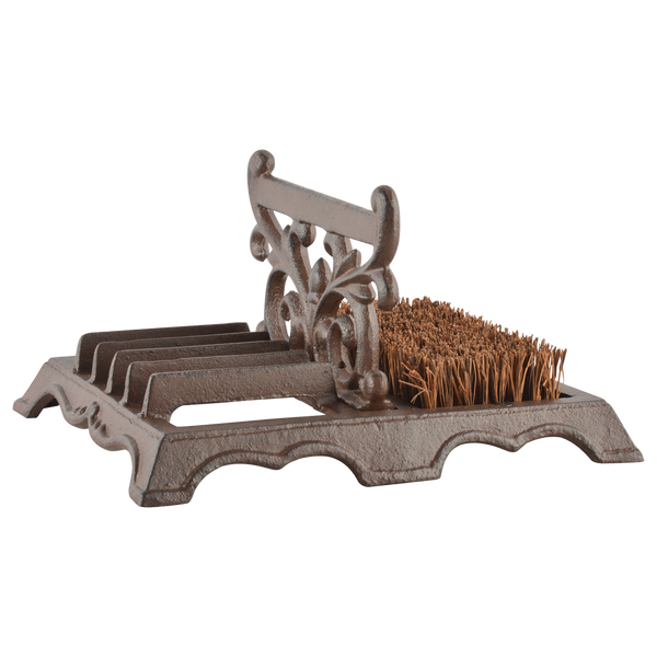 Voetveger met schoenschraper